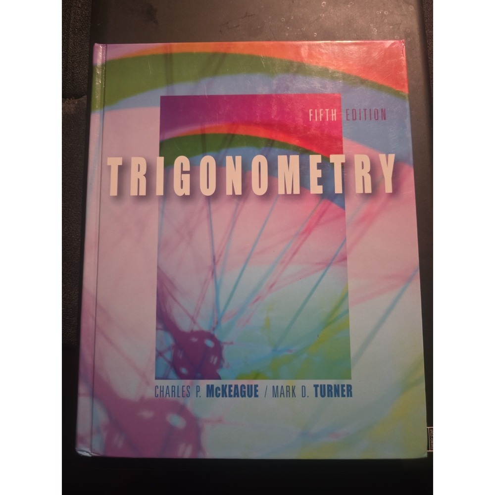 Trigonometry 5th Ed Mckeague Turner Textbook CD-ROM 9780534403928 2003 Hardcover